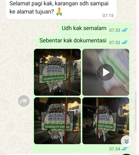 Pengiriman Papan Bunga Selamat Rawa Barat