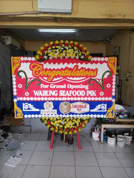 Papan Bunga Ucapan Selamat Rawa Barat