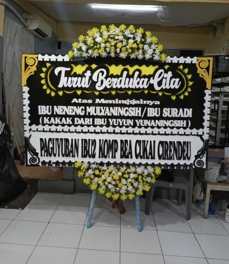 Papan Bunga Duka Rawa Barat