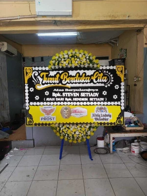 Papan Bunga di Rawa Barat